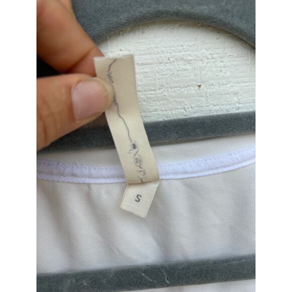 Nap Dress Loungewear, White Wrap, Short Sleeve, Oversize, Sz‎ S - Picture 8 of 8